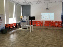 Открытие Open Space в гимназии № 2 с участием генерального директора ГК 